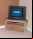 Mini televisor funcional para casa de muñecas Mini televisor funcional para casa de muñecas